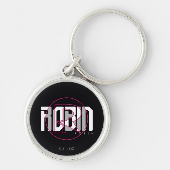 Porte-clés Graphisme nominatif Robin Hi-Tech (Devant)