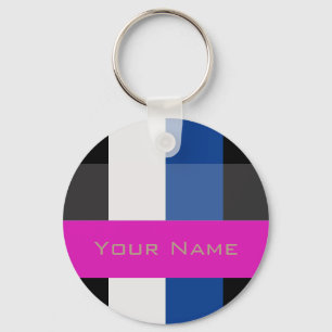 Porte-clés Gras coloré