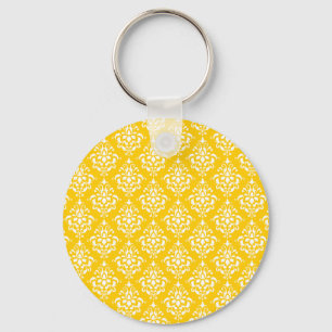 PORTE-CLÉS GRAS JAUNE CLAIR VINTAGE DOMMASQUE MODÈLE 1