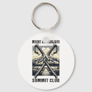Porte-clés Gravi le sommet du Mont Kilimanjaro Club de randon