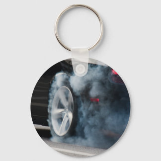 Porte-clés Gravure de voiture noire