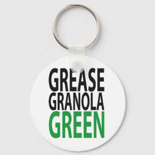 Porte-clés grease, granola, GREEN!