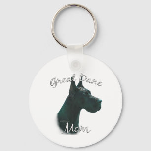 Porte-clés Great Dane (noir) Maman 2