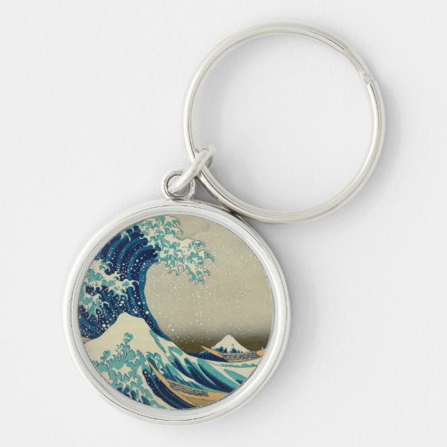 Porte-clés Great Wave off Kanagawa & Japanese Art /Japan (Devant)