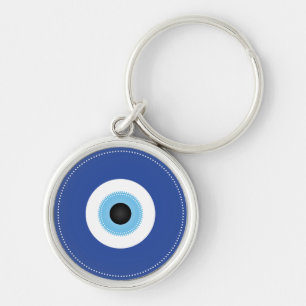 Porte-clés Grec Mal Eye Bleu