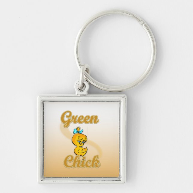 Porte-clés Green chick (Devant)