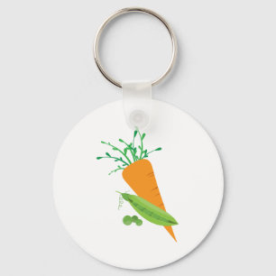 Porte-clés Green Peas Carrot