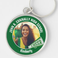 Green Pom-pom girl Photo High School Spirit
