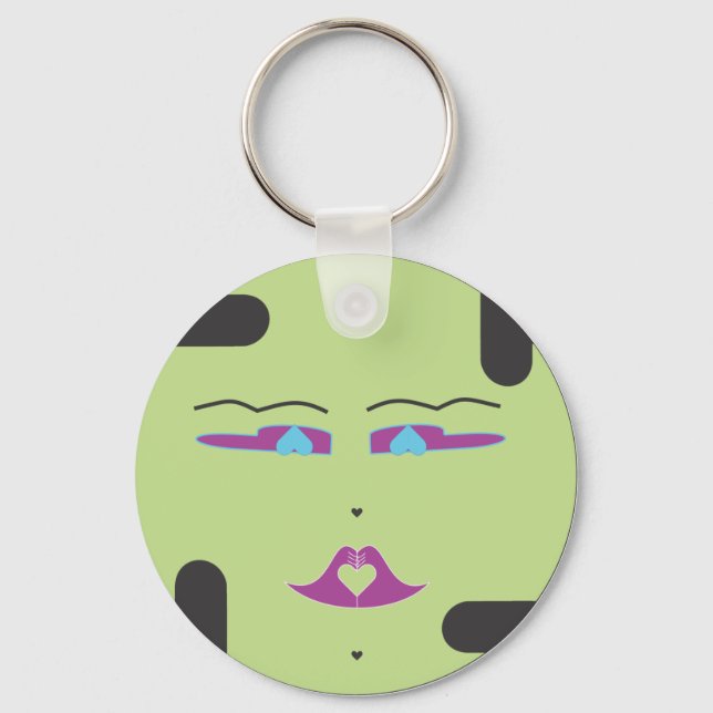Porte-clés Green Sponap, Innili.ai (Recto)
