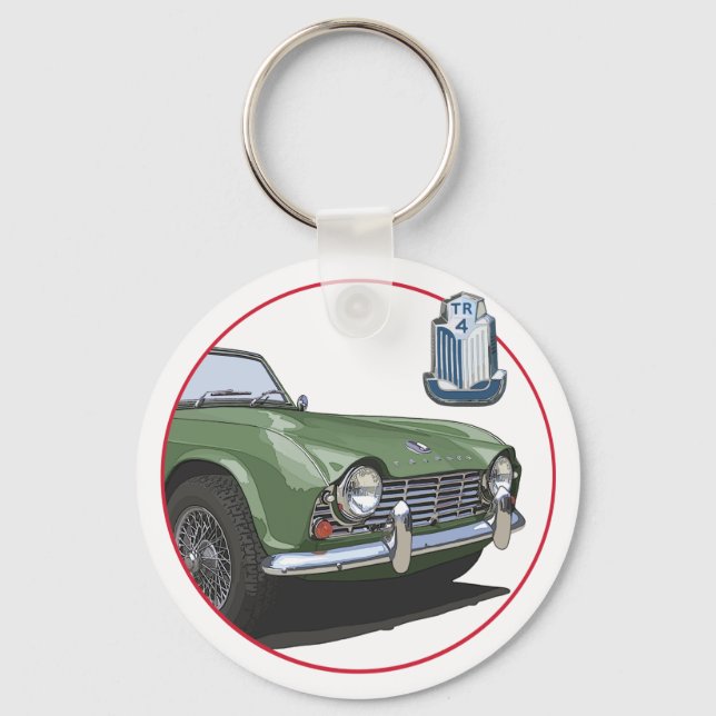 Porte-clés Green TR4 (Recto)