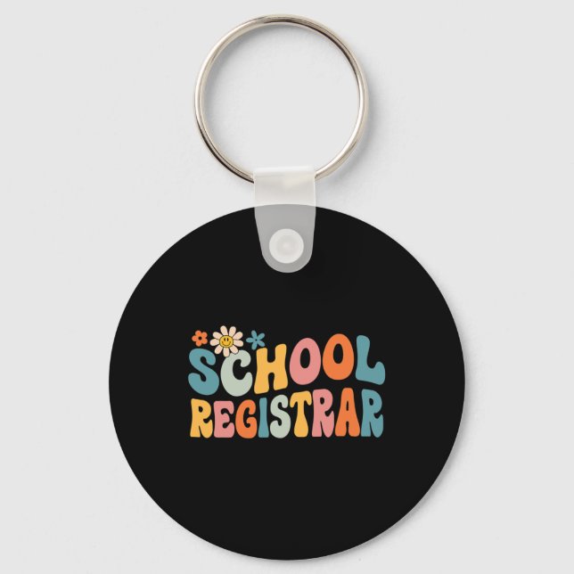 Porte-clés Greffier de l'école groovy Byck à l'école  (Recto)