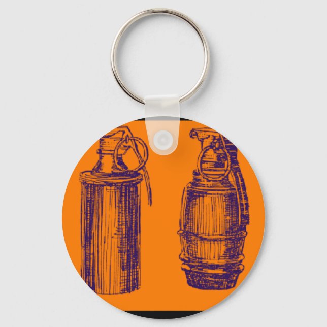 PORTE-CLÉS GRENADE ORANGE (Recto)