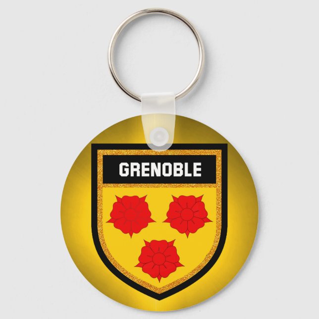 Porte-clés Grenoble Flag (Recto)