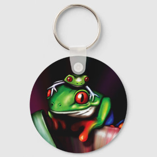 Porte-clés Grenouille à arbre rouge