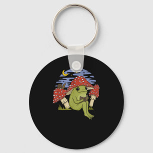 Porte-clés Grenouille avec chapeau de champignon - Cottagecor