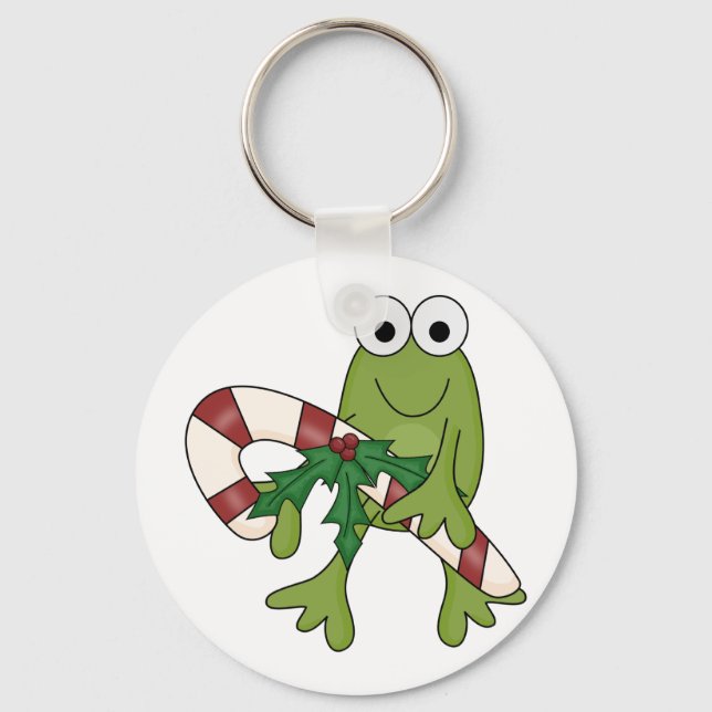 Porte-clés Grenouille avec Sucres de canne T-shirts et cadeau (Recto)