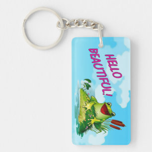 Porte-clés Grenouille, Bonjour Belle