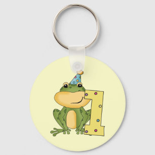 Porte-clés Grenouille de fête 1er anniversaire T-shirts et ca