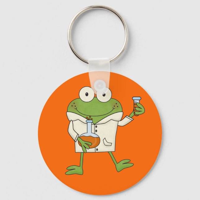 Porte-clés Grenouille de laboratoire (Recto)