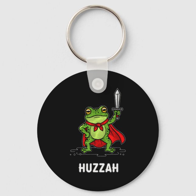 Porte-clés Grenouille Hourra  (Recto)