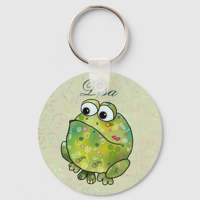 Porte-clés Grenouille-modèle (Recto)