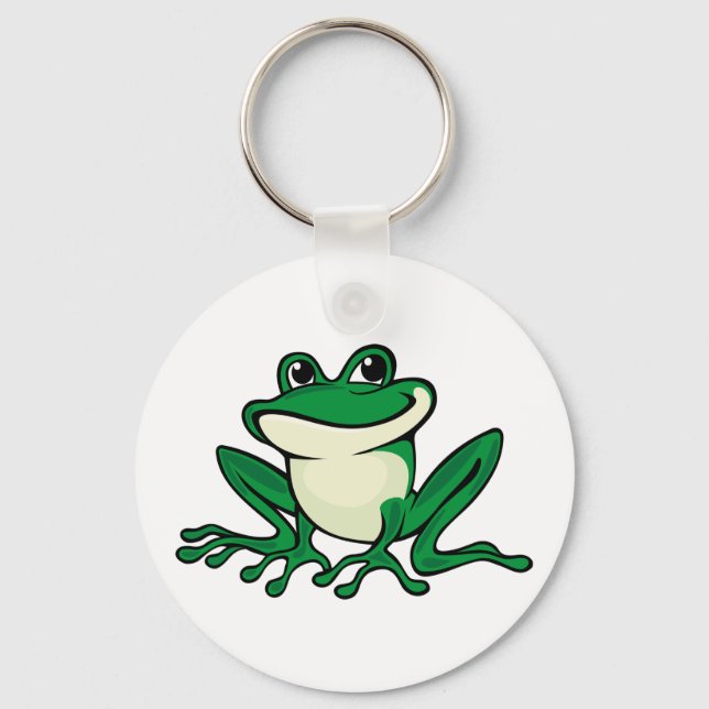 Porte-clés Grenouille verte (Recto)
