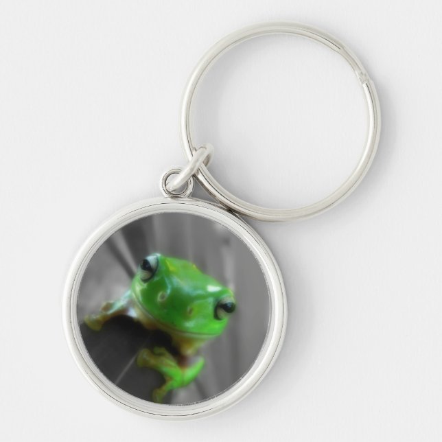 Porte-clés Grenouille verte brillante (Devant)