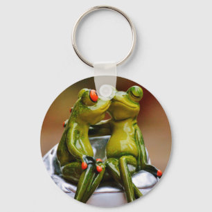 Porte-clés Grenouilles Heureuses