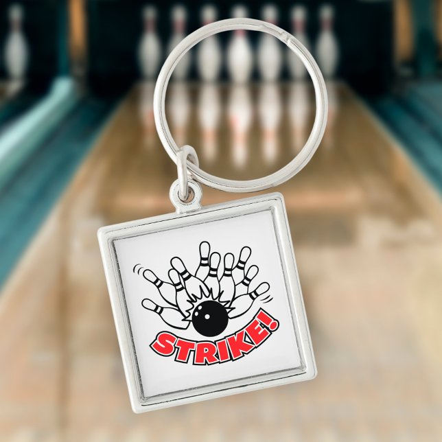 Porte-clés Grève - Bowling 10 broches (Créateur téléchargé)