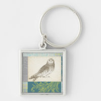 Grey Owl sur Arrière - plan Motif