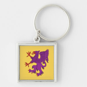 Porte-clés Griffin Rampant Purpure