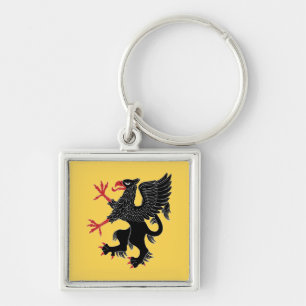 Porte-clés Griffin Rampant Sable