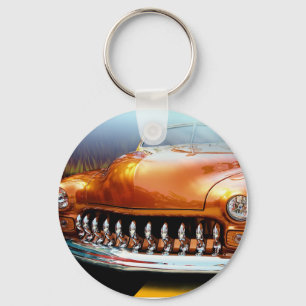 Porte-clés Gril orange