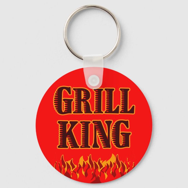 Porte-clés Grill King BBQ Dit Porte - clé (Recto)