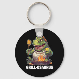 Porte-clés Grill-osaurus Rex Bbq Dinosaure Drôle Fête des Pèr
