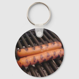 Porte-clés Griller de deux hot dogs