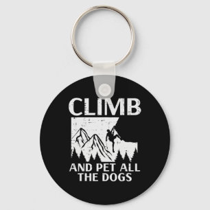 Porte-clés Grimpe et caresse tous les chiens grimpeur d'escal