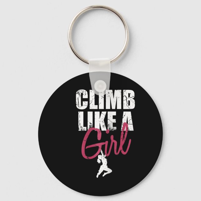 Porte-clés Grimpeur d'escalade de bloc - Grimper comme un Gi (Recto)