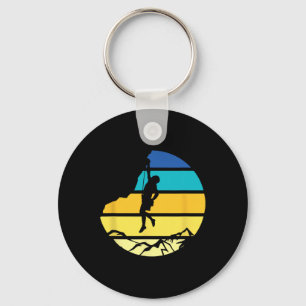 Porte-clés Grimpeur Montagne Boulder Sports Loisir Rétro Roch
