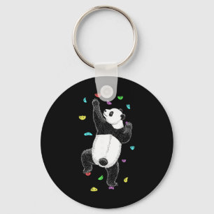 Porte-clés Grimpeur Mur d'escalade intérieur Panda ours Drôle