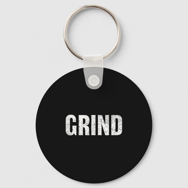 Porte-clés Grind Motivationnel, Mantra Perdu (Recto)