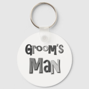 Porte-clés Gris de Groomsman