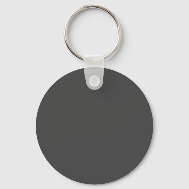 Porte-clés Gris foncé #434343, Gris frisé (Recto)