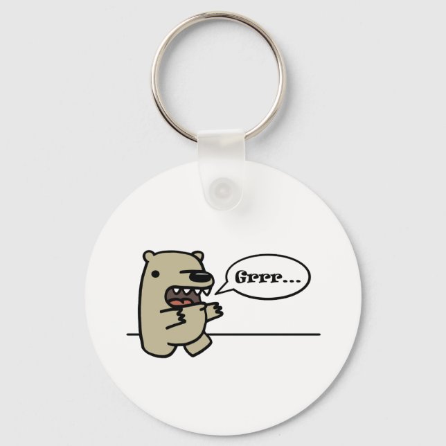 Porte-clés Grizzly Bear (Recto)
