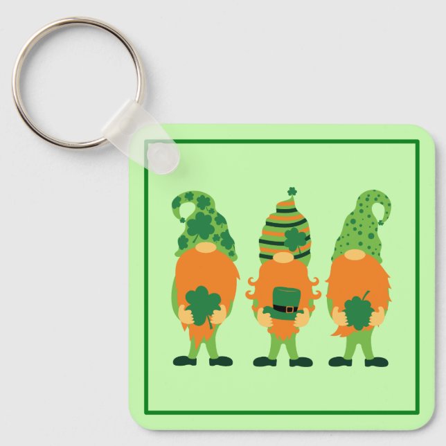 Porte-clés Grnomes de la Saint Patrick (Recto)