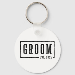 Porte-clés Groom Est 2025 Futur Mari Engagé Des Cadeaux En