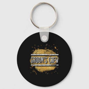 Porte-clés Grooms Crew Matching Groomsmen Men Funny Bachelor