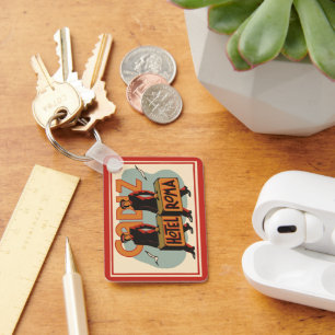 Porte-clés Grooms d'hôtel de voyage vintage Hotel Roma, Cadiz
