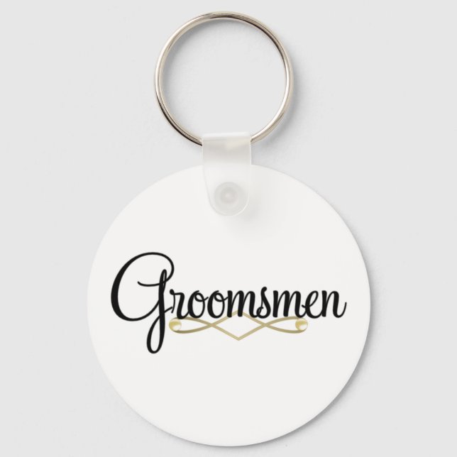 Porte-clés Groomsman (Recto)