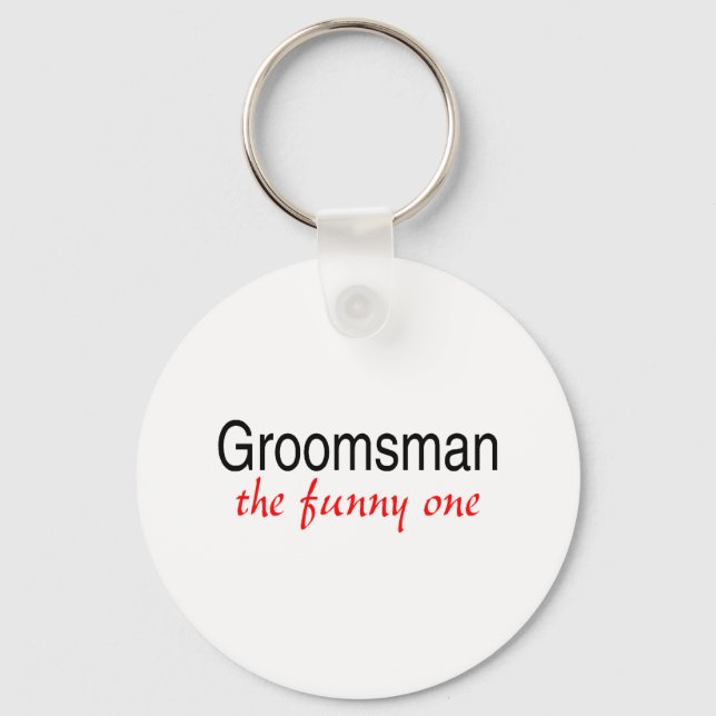 Porte-clés Groomsman Le Drôle (Recto)